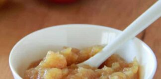 confiture sans sucre de poires et de pommes WW