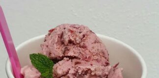 glace aux cerises et yaourt WW