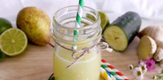 jus au concombre et gingembre WW
