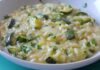 risotto aux courgettes et chèvre frais WW