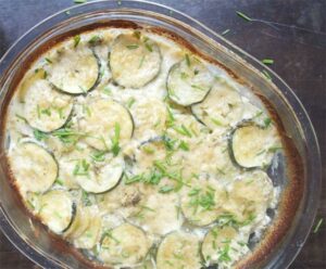 Gratin de pommes de terre et courgettes (WW)