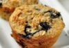 Muffins aux flocons d'avoine et myrtilles