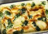 gratin de pommes de terre et épinards
