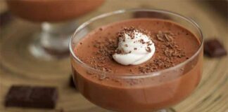 Mousse au chocolat sans œuf ni beurre avec Thermomix