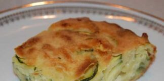 invisible aux courgettes et parmesan au Thermomix