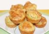 Muffins à l'aubergine et au fromage