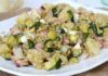 Salade de riz au poulpe et courgette