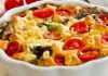 clafoutis aux courgettes champignons et tomates cerises WW