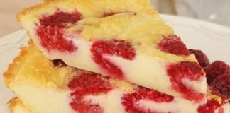Clafoutis aux Petits Suisses et Framboises WW
