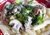 pâtes au brocoli champignons et feta WW