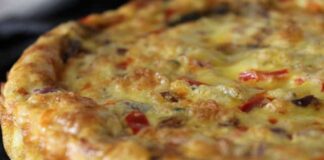 Quiche Sans Pâte au Thon et Champignons WW