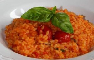 Risotto tomates et parmesan