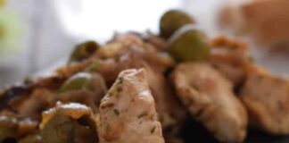 Ragoût de Poulet aux Olives Vertes WW