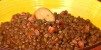 Soupe aux Lentilles et aux Lardons au Thermomix