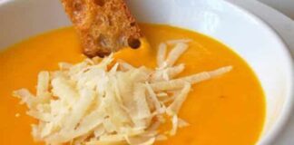 crème de potiron au parmesan au Thermomix