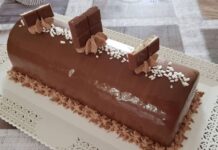 Bûche Kinder au Thermomix