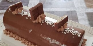 Bûche Kinder au Thermomix