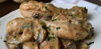 cuisses de poulet à la sauce aux champignons WW