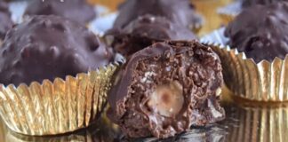 Ferrero Rocher Maison au Thermomix