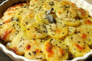Gratin de pommes de terre au parmesan