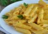 pâtes à la crème de potiron et au saumon WW