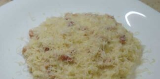 risotto à la carbonara allégé WW