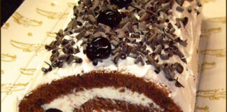 Bûche forêt noire au Thermomix