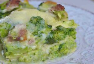 Lasagnes au brocoli et au jambon