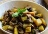 poêlée légère de pommes de terre aux champignons