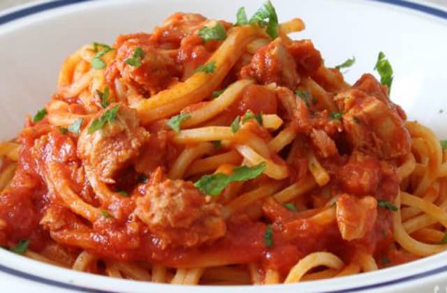 Spaghettis à la Sauce au Thon WW