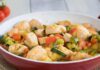 poêlée de poulet aux courgettes et tomates cerises WW