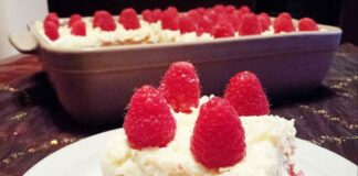 tiramisu au chocolat blanc et framboises au Thermomix