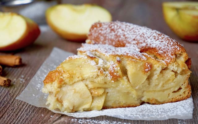 gâteau invisible léger aux pommes WW