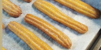 churros légers au four au Thermomix