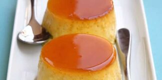 crème caramel légère au yaourt WW