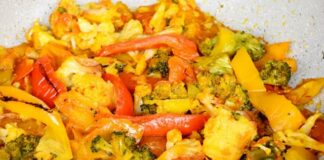 poêlée de légumes au curry WW