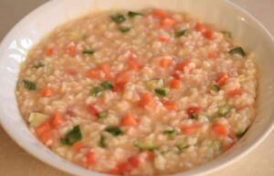 Risotto aux légumes de soleil