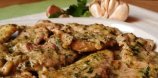 escalopes de veau au persil et à l'ail WW