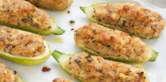 Courgettes Farcies au Thon et aux Câpres WW