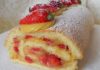 roulé à la crème au citron et aux fraises au Thermomix