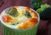 soufflé léger au brocoli et chèvre frais WW