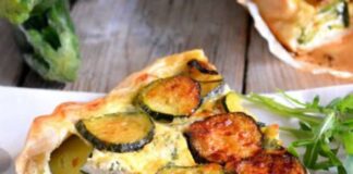 Tarte Salée au Boursin et aux Courgettes au Thermomix