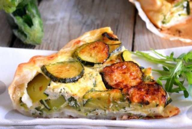 Tarte Salee Au Boursin Et Aux Courgettes Au Thermomix Plat Et Recette