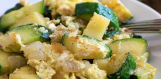 Œufs Brouillés aux Courgettes WW