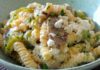 Pâtes aux Courgettes / Champignons et Ricotta WW