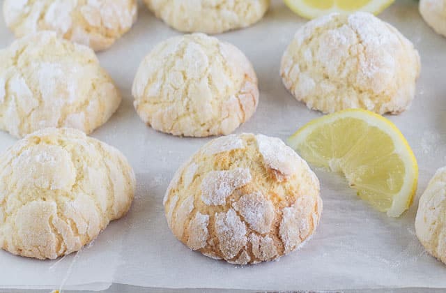 Biscuits Craquelés au Citron et au Yaourt au Thermomix