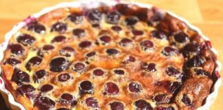 clafoutis léger aux cerises ww