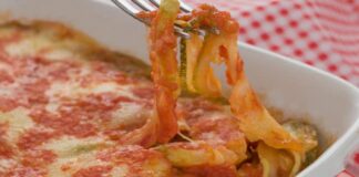 gratin de courgettes à la sauce tomate WW