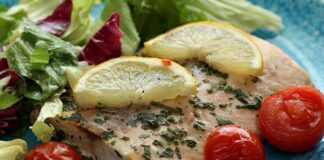 papillote de saumon au citron et à l'ail WW