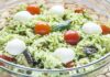 salade de riz au pesto / aubergines et tomates cerises WW